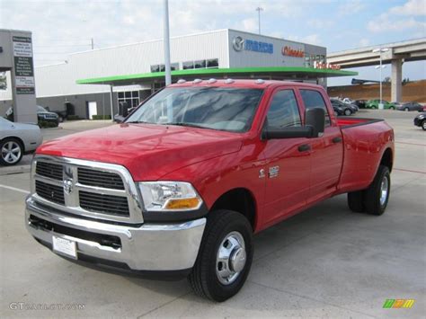 Flame Red Dodge Ram Hd St Crew Cab X Dually Photo