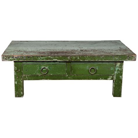 Wabi Sabi Green Coffee Table at 1stDibs | green coffee tables, green ...