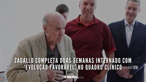 Zagallo completa duas semanas internado evolução favorável no