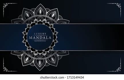 Intricate Luxury Mandala Background With Golden Arabesque Pattern For