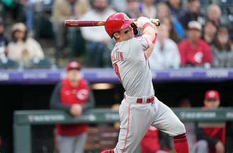 Matt McLain collects his first Major League Baseball hit for Cincinnati ...