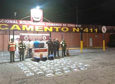 Encontraron más de 57 kilos de droga en camioneta de la GNB en Carabobo