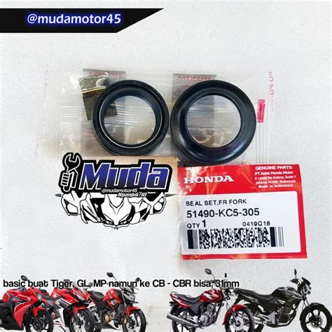 Jual Seal Shock Tiger Gl Megapro Adv Verza Fr Fork Kc