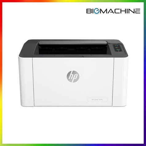 Hp Laser 107a Laser 107w Monochrome Wireless 4zb77a 4zb78a Printer Shopee Malaysia