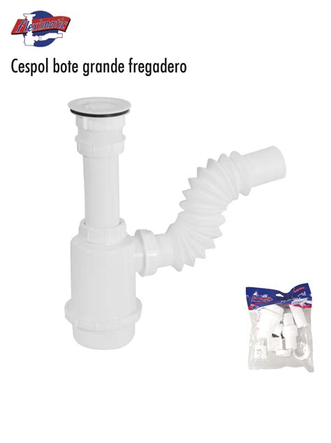 Cespol Para Fregadero Flex Bote Grande Fleximatic Cartegomart