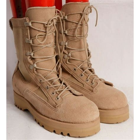 Shoes Wellco Us Army Military Tactical Combat Desert Tan Boots Vibram Mens Size 6 W Poshmark