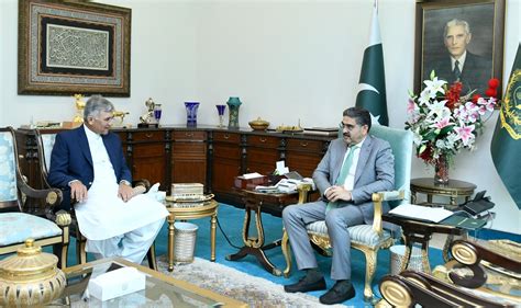 Admiral (retd) Asif Sandila calls on Prime Minister