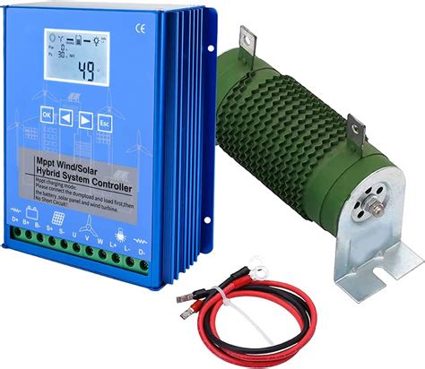 W Wind Solar Hybrid System V V V Mppt Charge Controller With