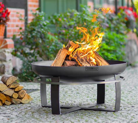 Cookking Stahl Feuerschale Viking Schwarz X Cm