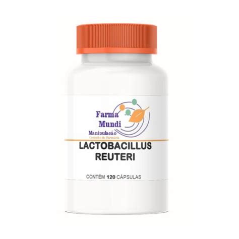 Lactobacillus Reuteri 1 Bilhão Ufc 120 Cápsulas Farma Mundi