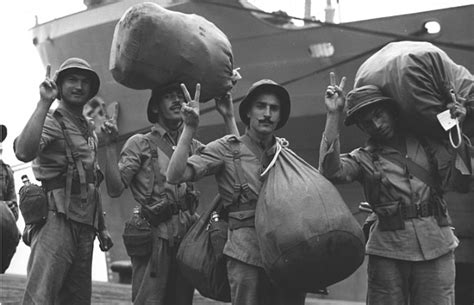 Segunda Guerra Mundial Foto Dos Soldados Brasileiros