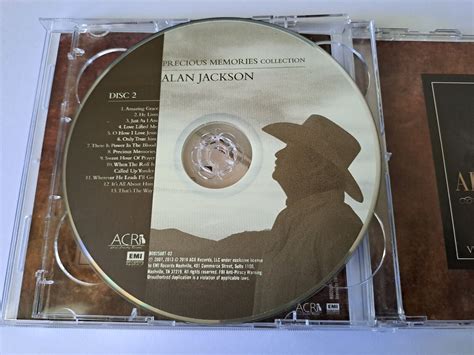 Alan Jackson Precious Memories Collection Cd 2017 Exc