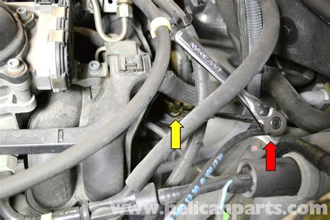 Mercedes Benz Slk 230 Crankshaft Positioning Sensor Replacement 1998 2004 Pelican Parts Diy