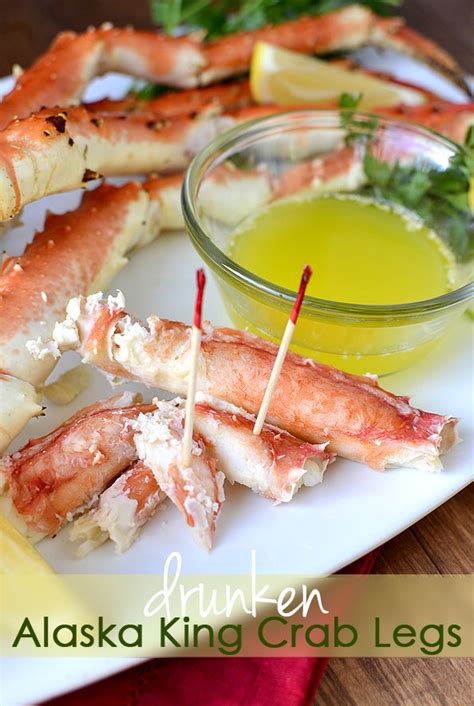 Drunken Alaska King Crab Legs Iowa Girl Eats