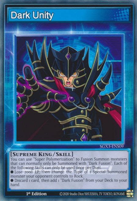 Dark Unity Speed Duel Gx Duelists Of Shadows Yu Gi Oh Cardtrader