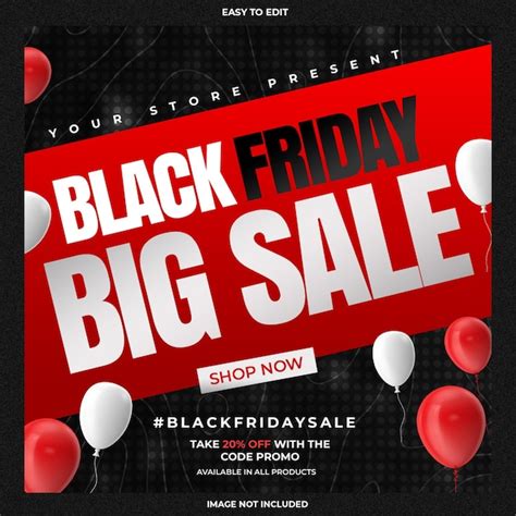 Premium Psd Black Friday Sale Banner