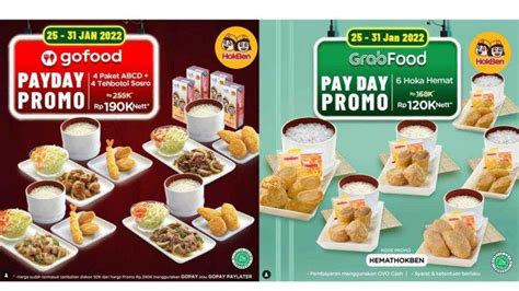 Promo Hokben Pay Day Sampai 31 Januari 2022 6 Paket Hoka Hemat Rp 120