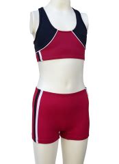 Çocuk Garson Likra Badili Şortlu Bikini Argisa