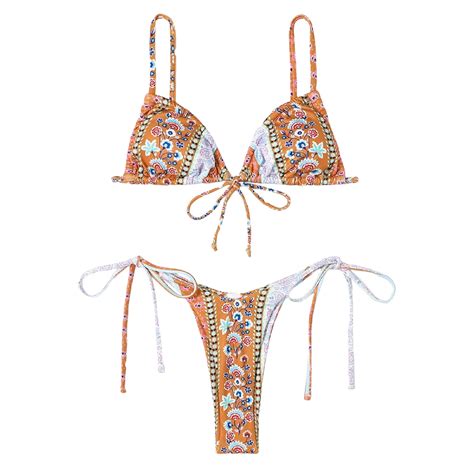 Sexy Bikini 2023 Swimsuit Women Swimwear Push Up Bikini Set Thong Brazilian Bathing Suit Beach