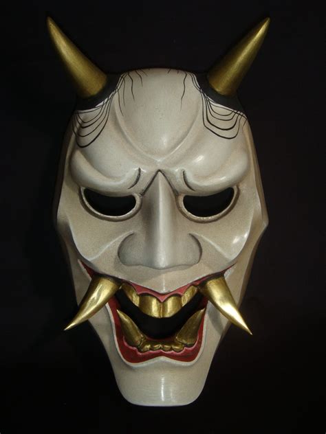 Samurai Hannya Japanese Demon Mask Japanese Mask Oni Mask