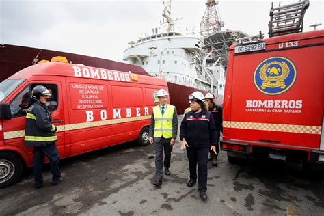 El Ayuntamiento Organiza Un Simulacro De Incendio A Bordo De Un Buque