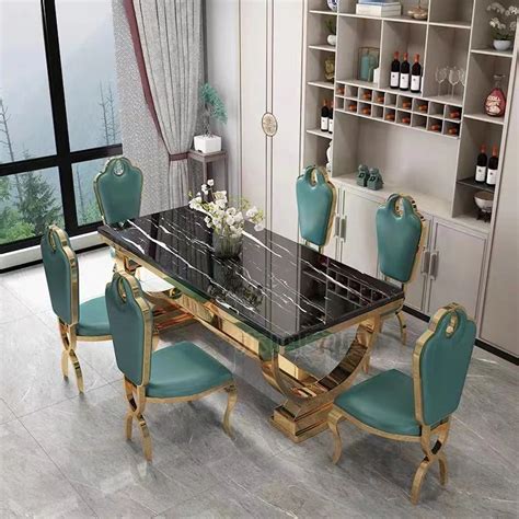 Luxury Marble Dining Table Set Modern Dining Tables Dining Room ...