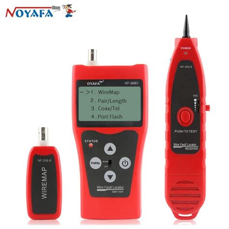 NOYAFA NF 308S Network Cable Tester Measure Length Wiremap Tester LCD