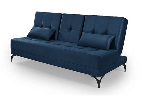 Sof Cama Solteiro Reclin Vel Em Suede Azul Colorado Zargo Loja