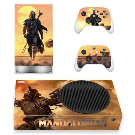 Kit Autocollants Pour Xbox Series S The Mandalorian Sticker Skin Pour