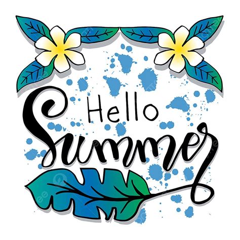 Hello Summer Clipart Transparent Png Hd Hello Summer Lettering Hello