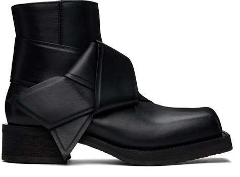 Black Musubi Boots By Acne Studios On Sale