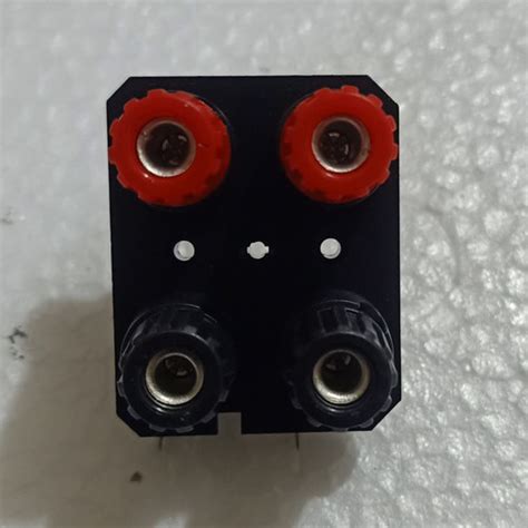 Jual Terminal Speaker Pin Box Bell Stereo Drat Output Speaker Merah