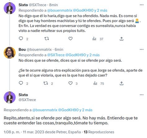 Bou on Twitter A mí no me ofende oír que las mujeres somos unas