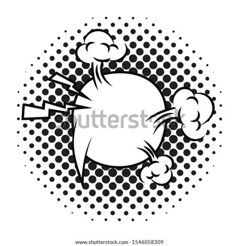 Expresion Cloud Pop Art Style Vector Stock Vector Royalty Free