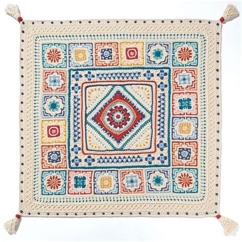 Annie S Moroccan Tile Afghan Club Project Gallery Afghan Crochet