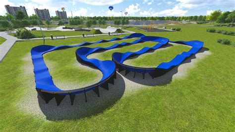 Modular Pumptrack PC7 Skateparks ejemplares Diseño y construcción