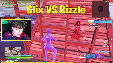 Nrg Clix Vs Faze Bizzle 1v1 Buildfights Fortnite Youtube