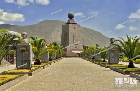 The Monument To The Equator Ciudad Mitad Del Mundo Middle Of The