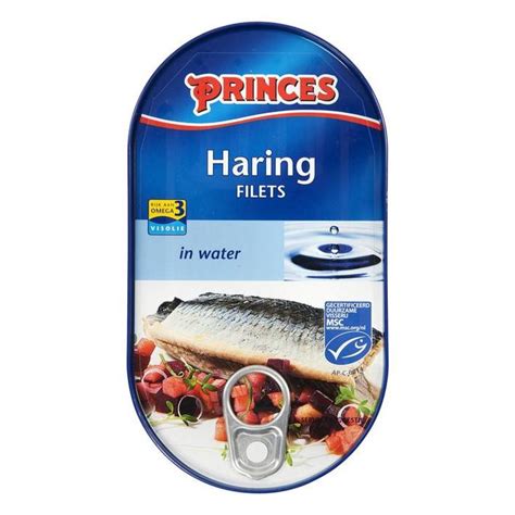 Haring Filets In Water MSC Blik 200g