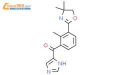 3 4 5 Dihydro 4 4 DiMethyl 2 Oxazolyl 2 Methylphenyl 1H IMidazol 5