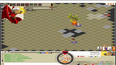 Dofus Retro PVP Miogane Sacrieur 200 G3 Vs Arlequins Eni 200 G9