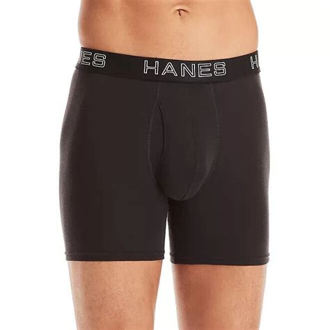 Hanes Boxer Brief Pack Sport Men X Temp Total Support Pouch Comfort