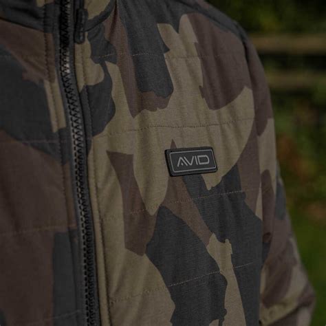 Avid Carp Ripstop Camo Thermal Jacket Team Outdoors