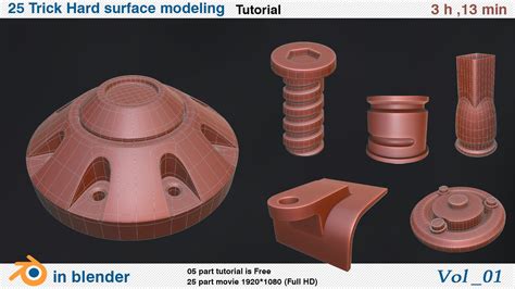 Artstation 25 Tricks Hard Surface Modeling In Blender Vol 1 Tutorials