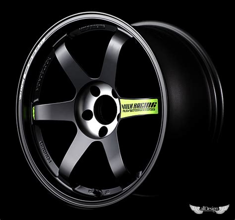 Llantas Volk Racing Te37 Sl Black Edition Ii By Rays Engineering