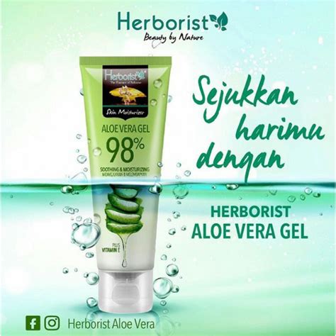 Jual Herborist Aloe Vera Gel Tube G Shopee Indonesia