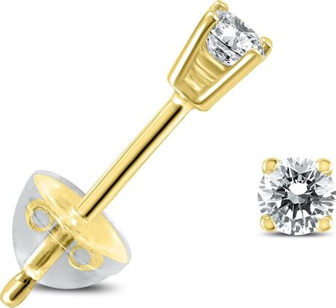 Diamond Select Cuts 14K 0 07 Ct Tw Diamond Earrings ShopStyle