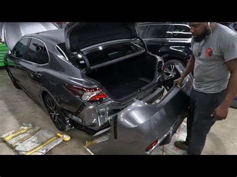 Toyota Camry How To Take The Back Bumper And Tail Light From Off