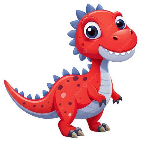 Solid Dinosaur Red Three Dimensional Dinosaurs Red Dinosaurs