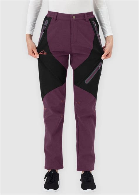 Women's Windproof Fleece Lined Hiking Pants – TBMPOY